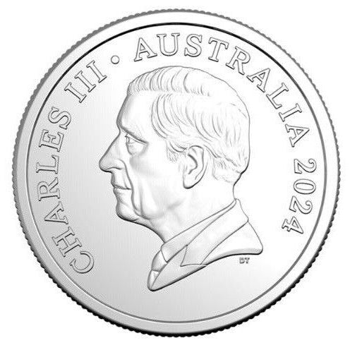 Royal Australian Mint 2024 20c Circulated Coin- King Charles III Effigy- Premium Roll
