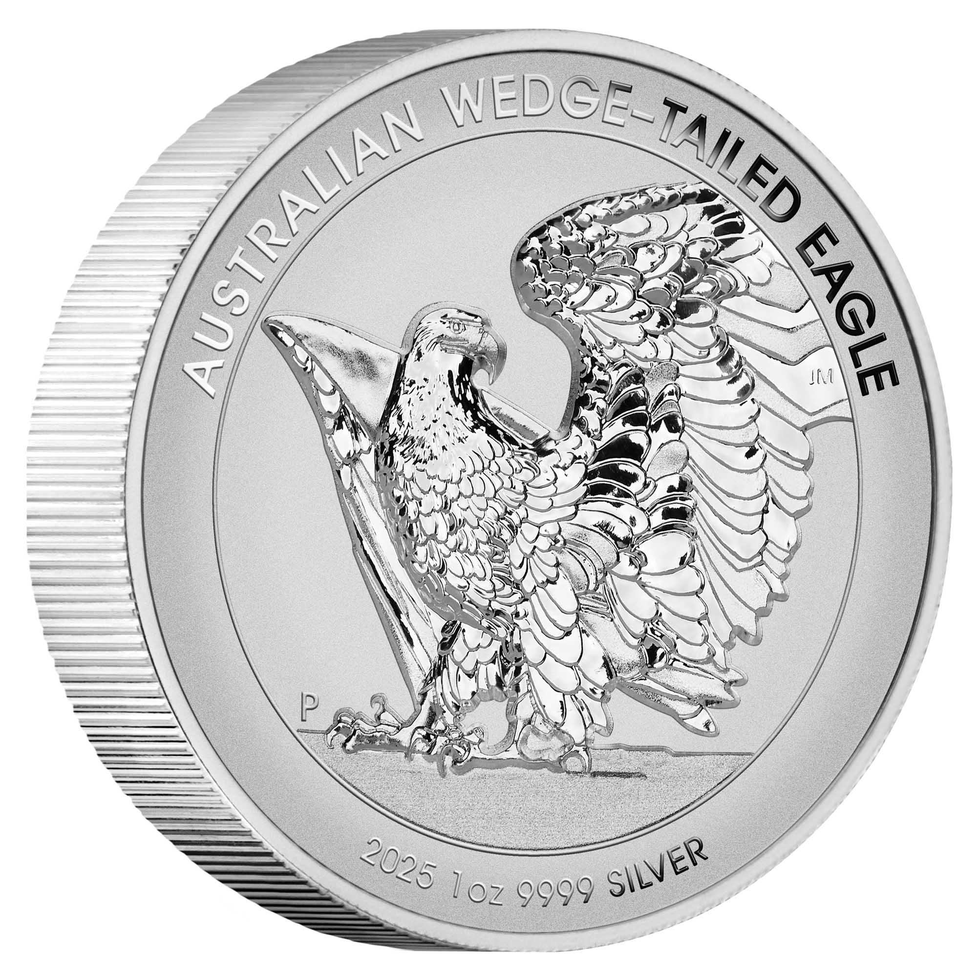 Perth Mint 2025 Wedge-tailed Eagle 1 oz 99.99% Enhanced Reverse Silver Proof Ultra High Relief Coin