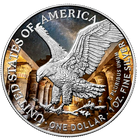 2024 Anubis Treasures of Ancient Egypt Walking Liberty 1oz Silver Coin