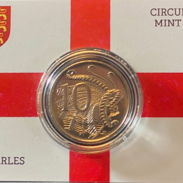 2024 King Charles Effigy 10c UNC Coin in Card