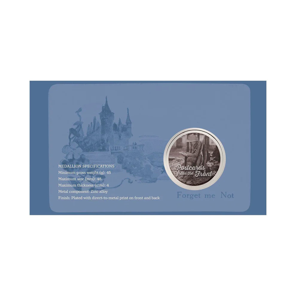 Perth Mint 2025 Anzac Postcards from the Front Medallion Cover