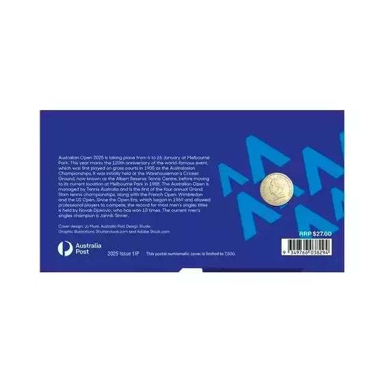 Royal Australian Mint 2025 $2 Men's Australian Open PNC