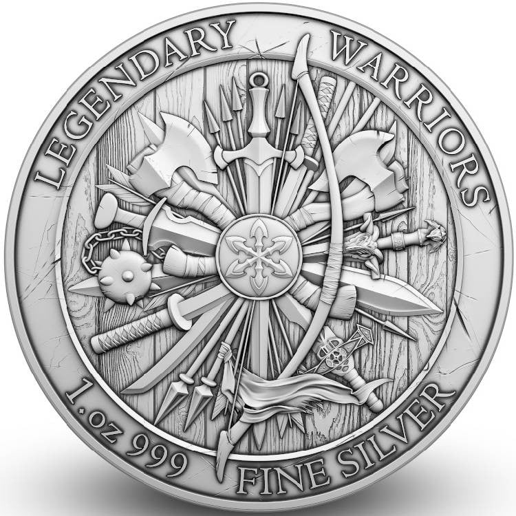 Achilles Legendary Warriors .999 Silver BU Round 2023