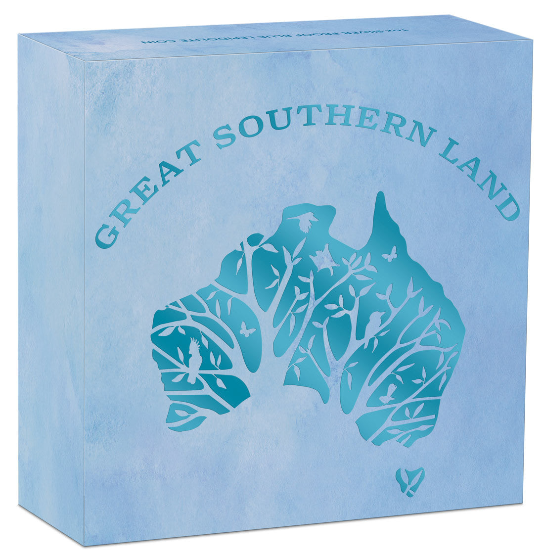 Great Southern Land 2022 1oz Silver Proof Blue Lepidolite Coin