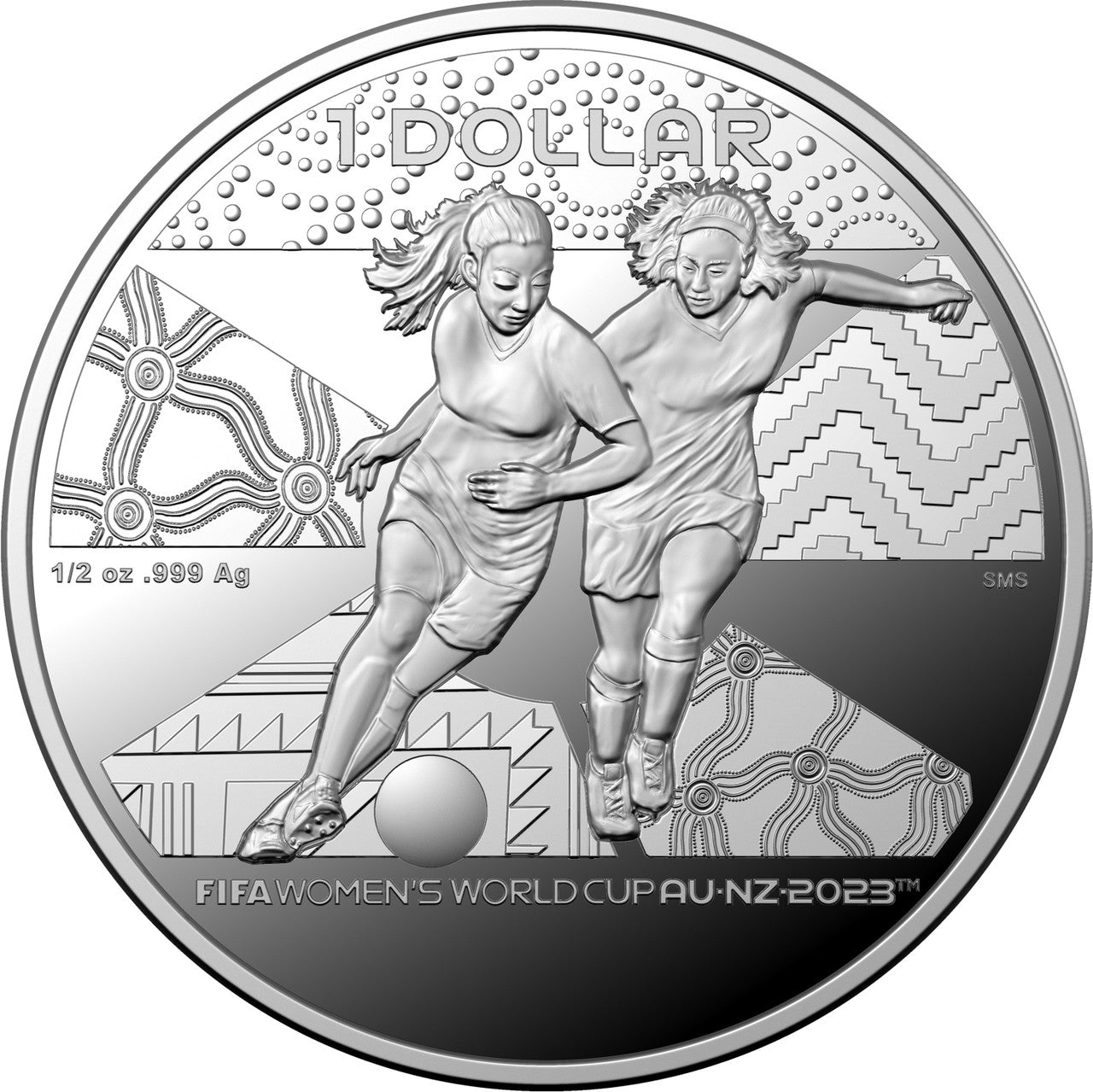 Royal Australian Mint FIFA Women's World Cup 2023 $1 1 oz Fine Silver Proof Coin -
