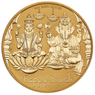 Perth Mint Diwali 1 oz Silver Gilded Bullion Medallion 2023