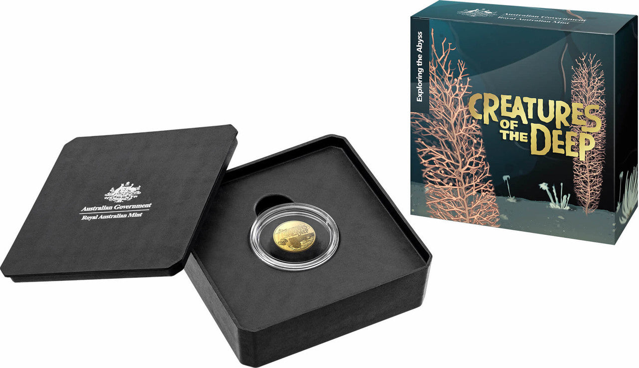 Creatures of the Deep - $10 Gold Proof ‘C’ Mintmark Coin