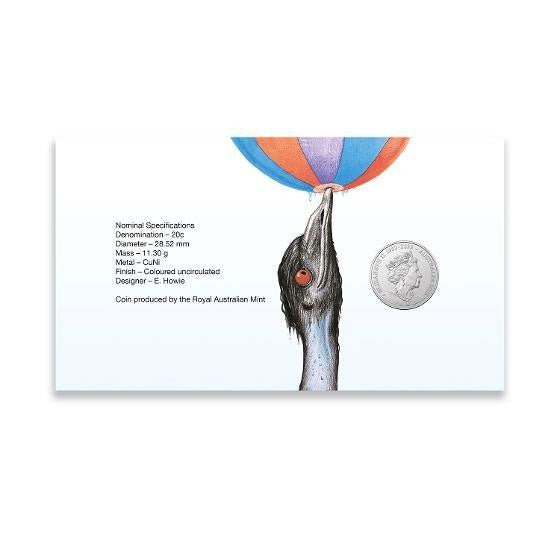 Royal Australian Mint 2023 Edward the Emu PNC