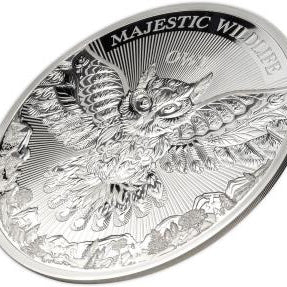 2023 Samoa Majestic Wildlife The Owl 1 kg .999 Silver Proof Coin