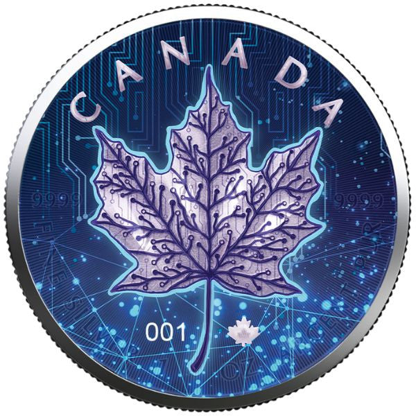 Canada 2022 Maple Leaf Ag999 1 oz Artificial Intelligence