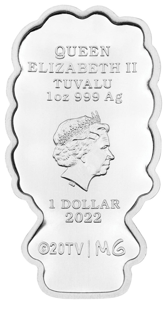 Marge Simpson 2022 1oz Silver Minted Mini Coin