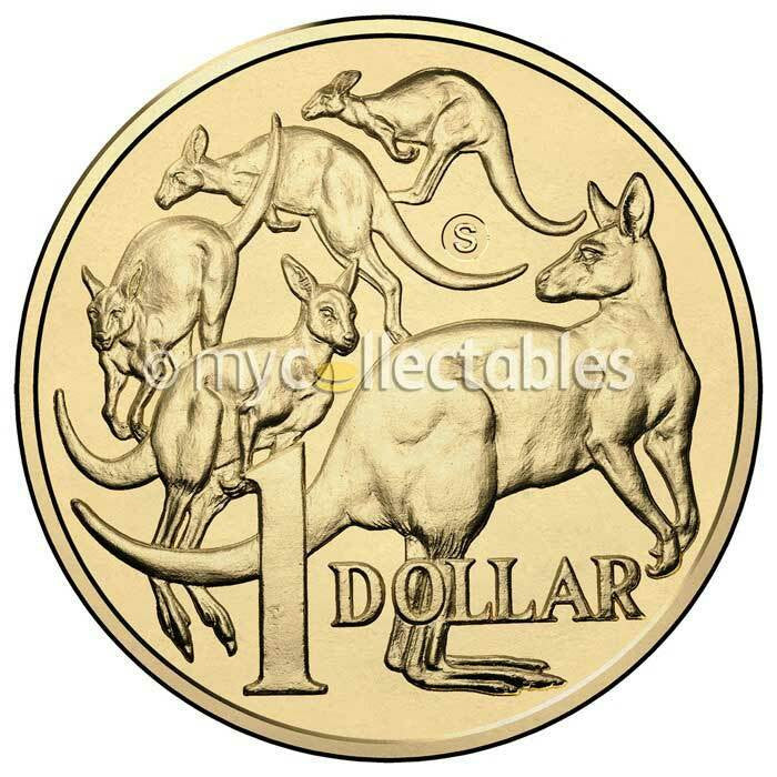 2014 $1 S Counterstamp Coin - 30th Anniversary of the $1 Coin - Mob of Roo's