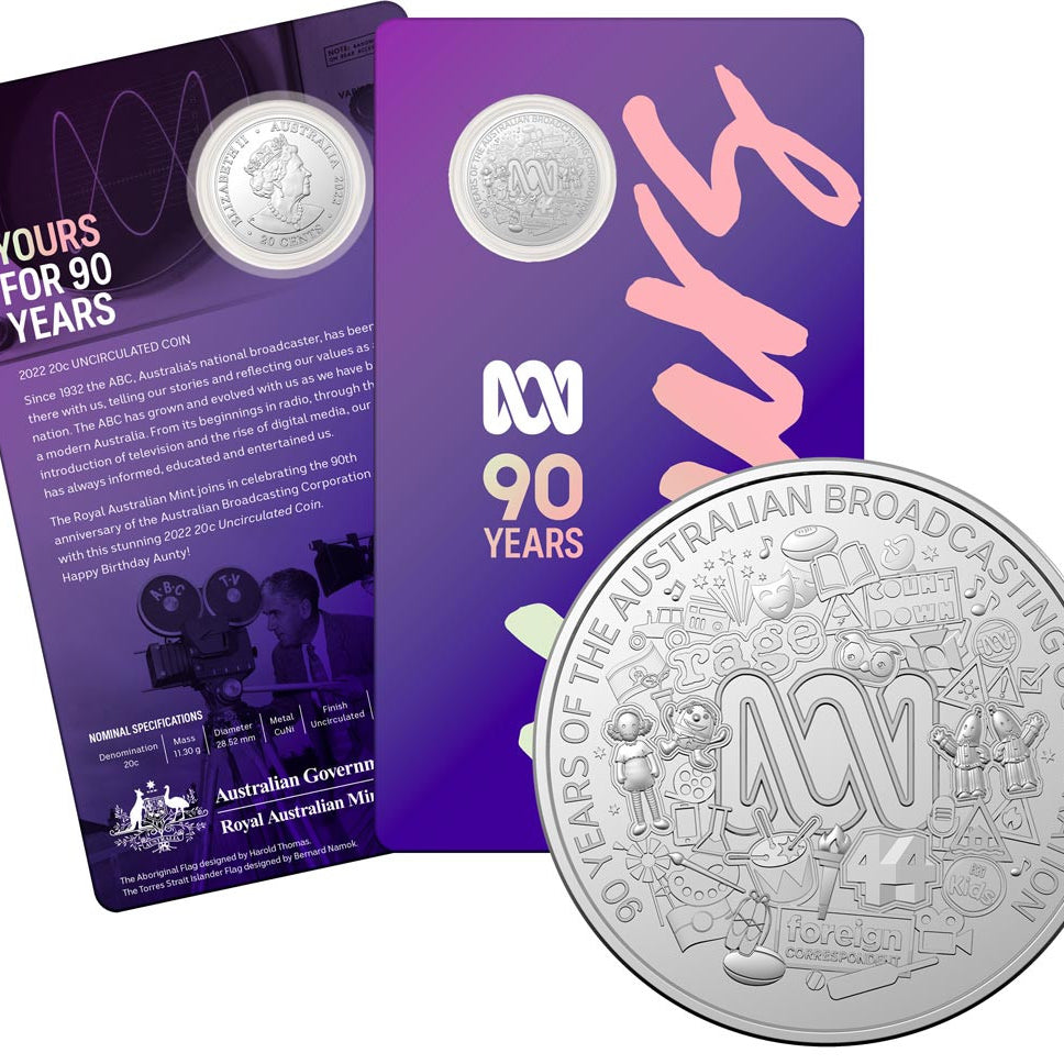 90th Anniversary of the ABC 2022 20c Uncirculated