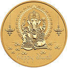 Diwali 1oz Silver Gilded Medallion 2022