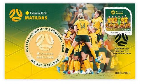Matildas Stamp and Medallion Cover