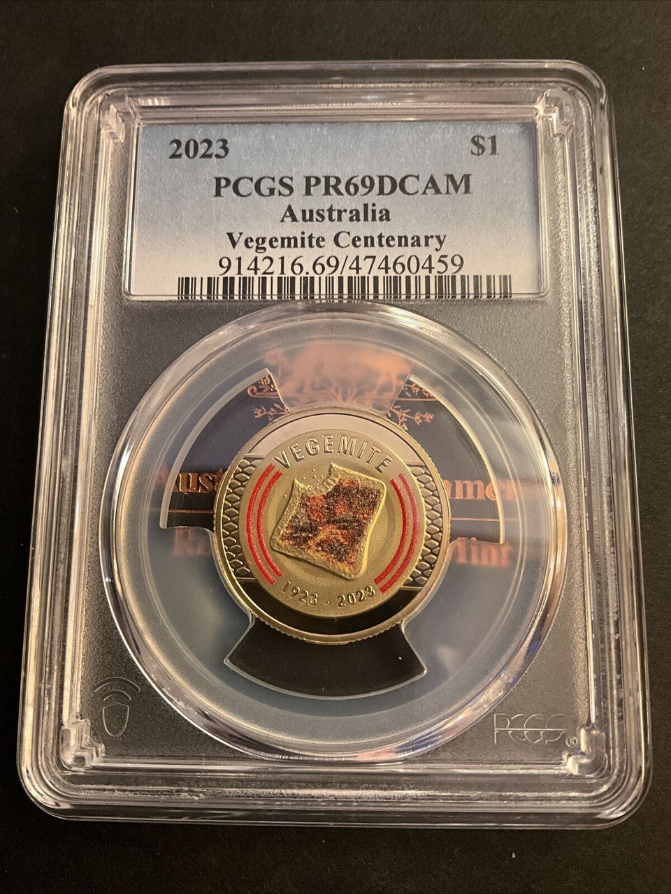 Royal Australian Mint PCGS MS69 2023 Vegemite Centenary