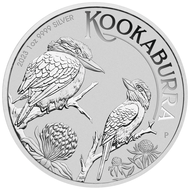 Perth Mint Australian Kookaburra $1 1 oz 2023 Silver Bullion Coin