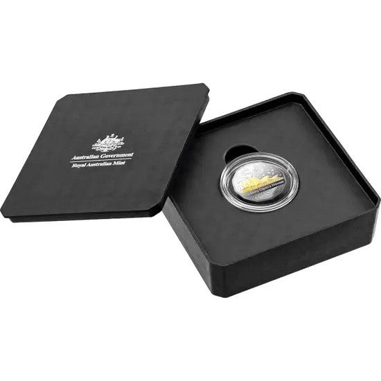 Royal Australian Mint Sydney Opera House 50th Anniversary 2023 50c Selectively Gold-plated Silver Proof Coin