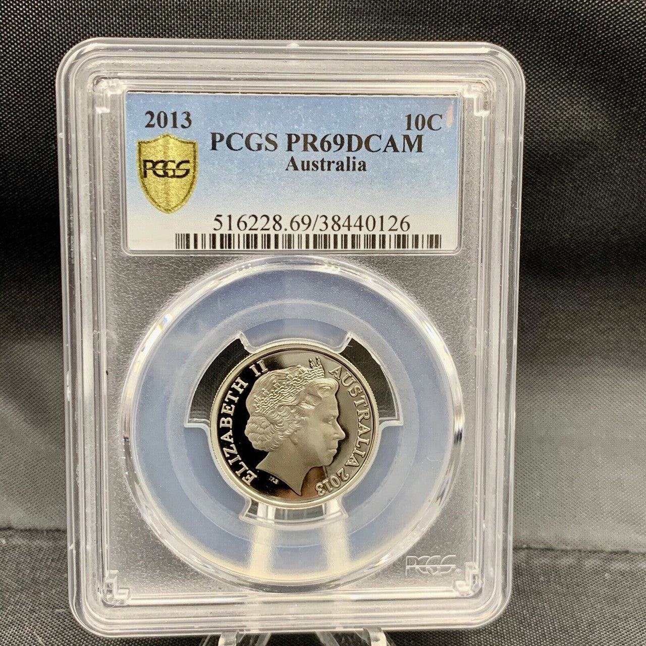 2013 Australian 10c PCGS PR69DCAM Proof Coin