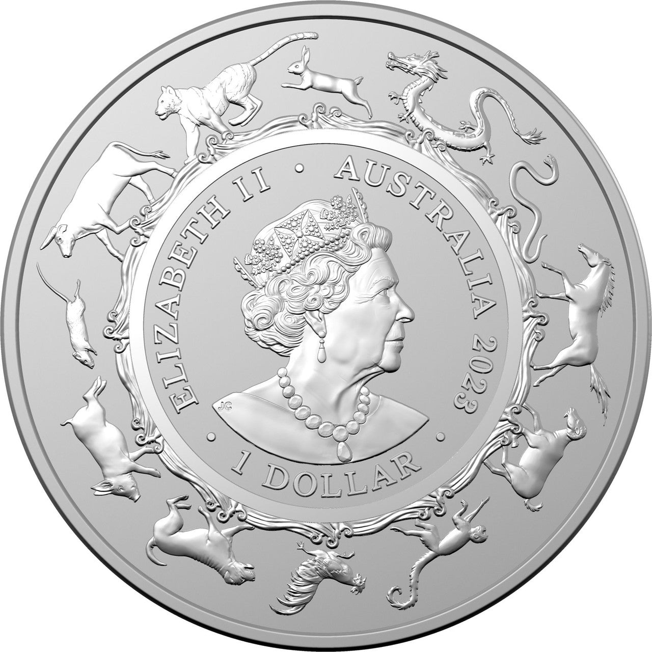 2023 Lunar Year of the Rabbit 1 oz Silver BU Coin