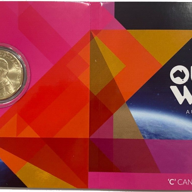 Royal Australian Mint 2024 Out of This World Australia in Space C Mintmark $1 King Charles III UNC Coin