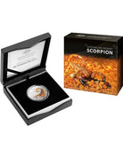 Royal Australian Mint Desert Scorpion 2023 1oz .999 Silver Coloured Proof Coin - Australia's Most Dangerous