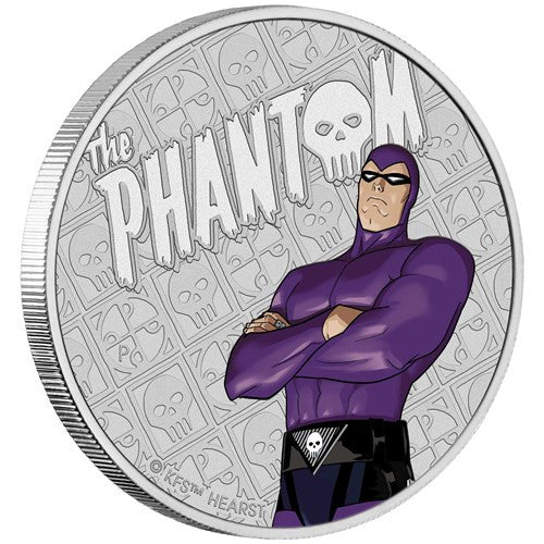 Perth Mint The Phantom 2023 1oz Silver Coloured Bullion Coin