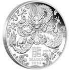 Perth Mint Year of the Dragon 2024 1oz Silver Proof Coin - Lunar Series 111