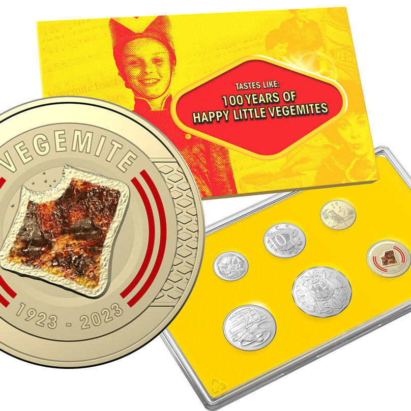 100 Years of Happy Little Vegemites 2023 Six-Coin Uncirculated Year Set