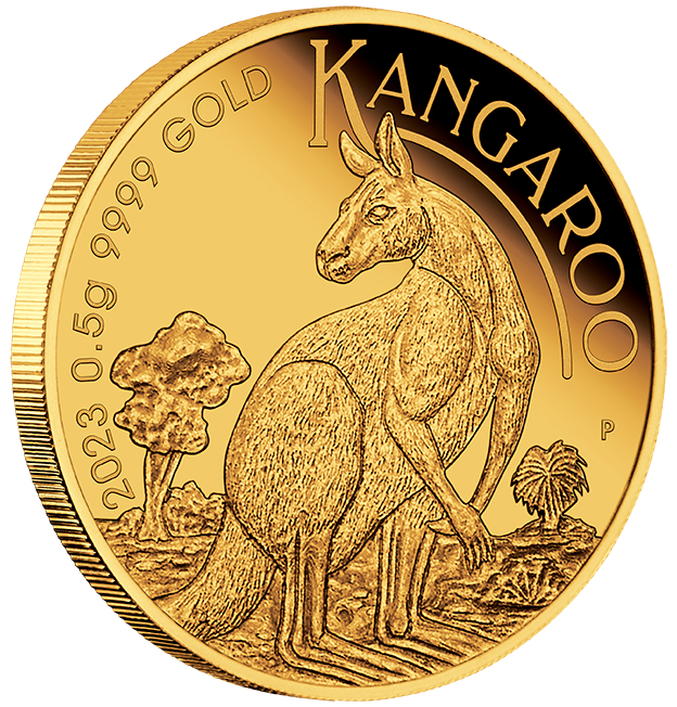 Mini Roo 2023 0.5g Gold Proof Coin In Card