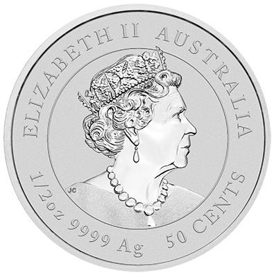 Perth Mint 2023 Year of the Rabbit 1/2 oz Silver Coloured Coin