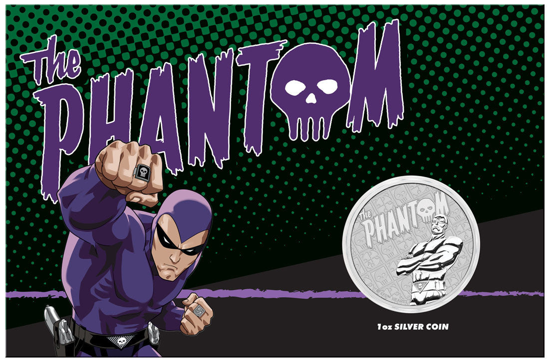 The Phantom 2022 1oz Silver Coin In Card