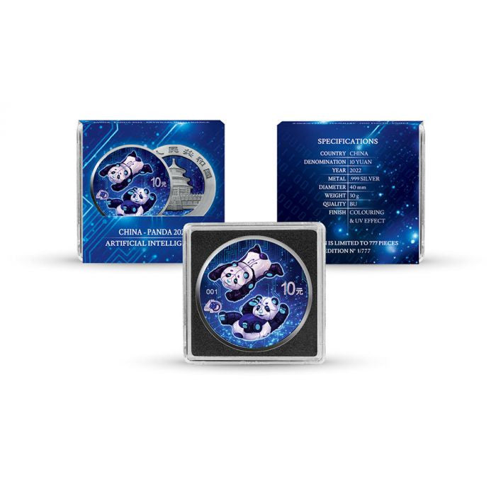 China 2022 Panda Ag999 30g AI