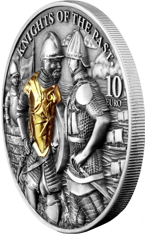 Knights Of The Past 2022 2oz Silver Antique .9999 Coin