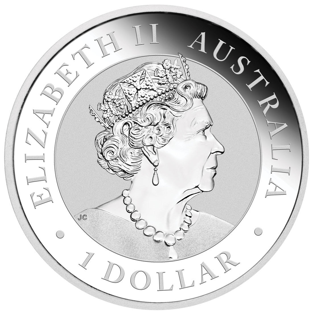 2022 1oz Silver Coloured Coin in Card - Wombat