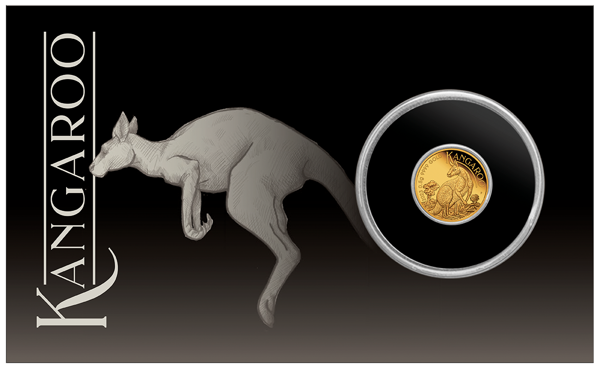 Mini Roo 2023 0.5g Gold Proof Coin In Card