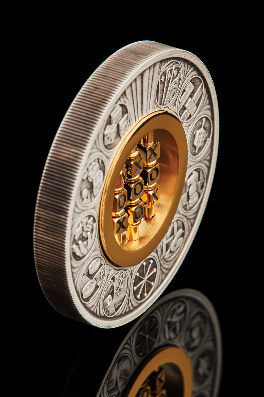 Games Through the Ages 2022 2oz Silver Antiqued