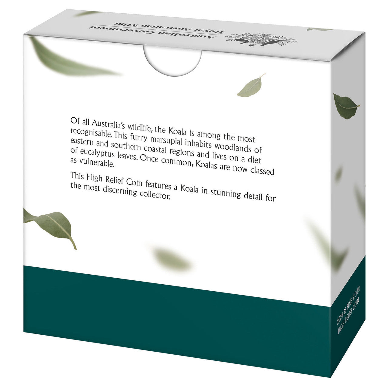Royal Australian Mint 2023 $5 Koala 1 oz Silver High Relief Coin