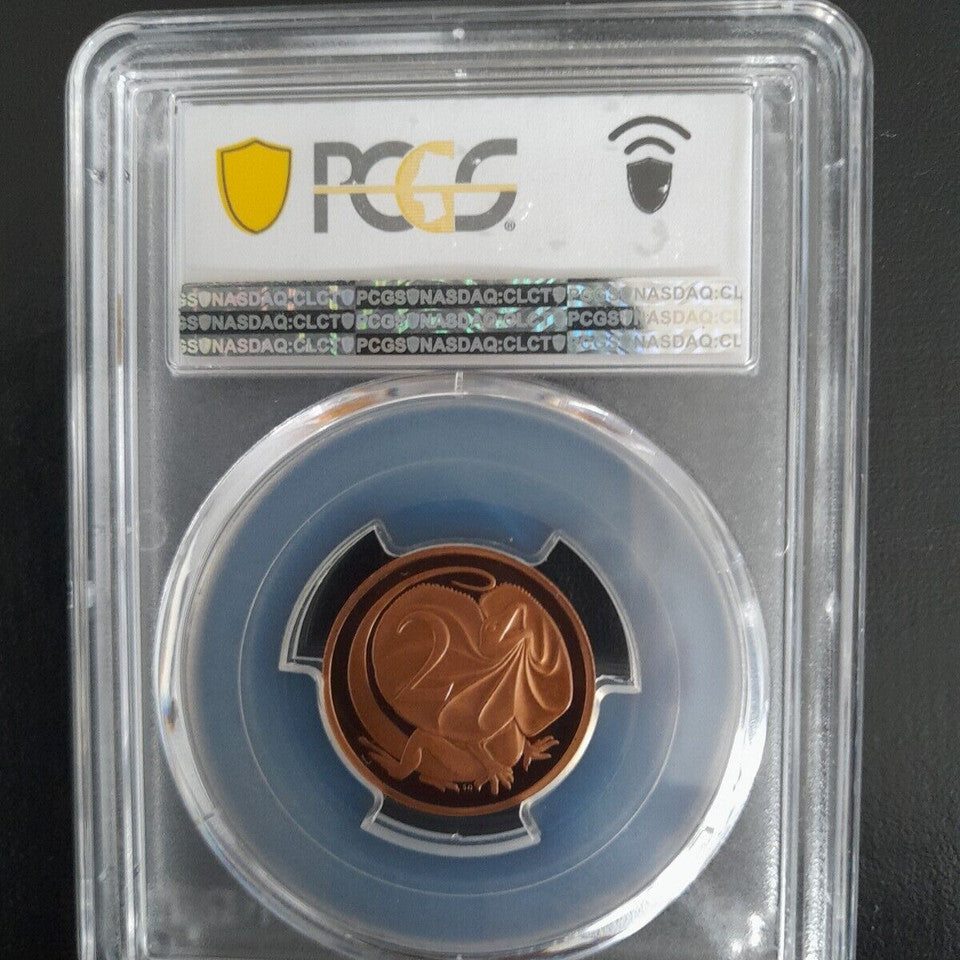 1988 Australian 2c PCGS PR69DCAM Proof Coin