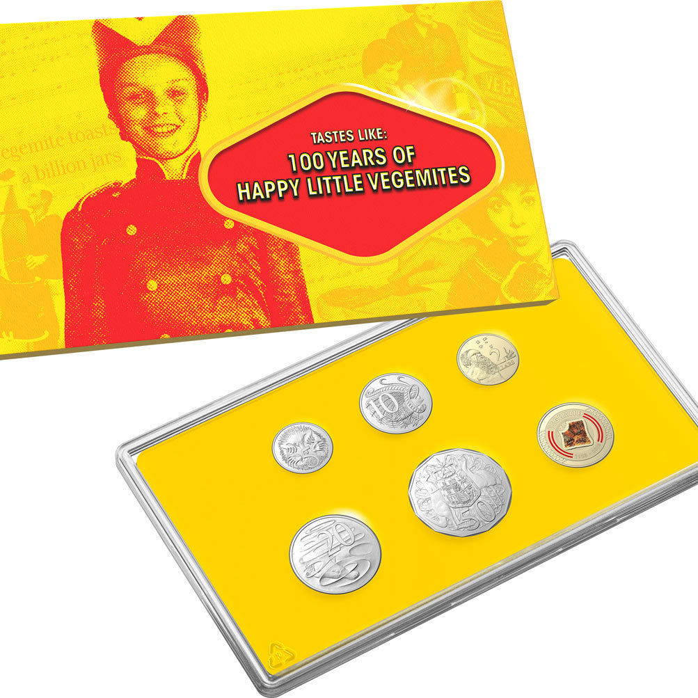 100 Years of Happy Little Vegemites 2023 Six-Coin Uncirculated Year Set