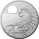 Royal Australian Mint Desert Scorpion 2022 1oz .999 Silver BU Coin  Australia's Most Dangerous