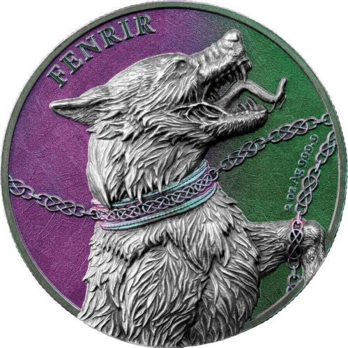 Germania Beasts Fenrir 2 oz Silver BU