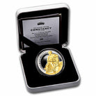 2022 St Helena Queens Virtues : Constancy 1 oz .999 Silver Gilded Proof Bullion Coin