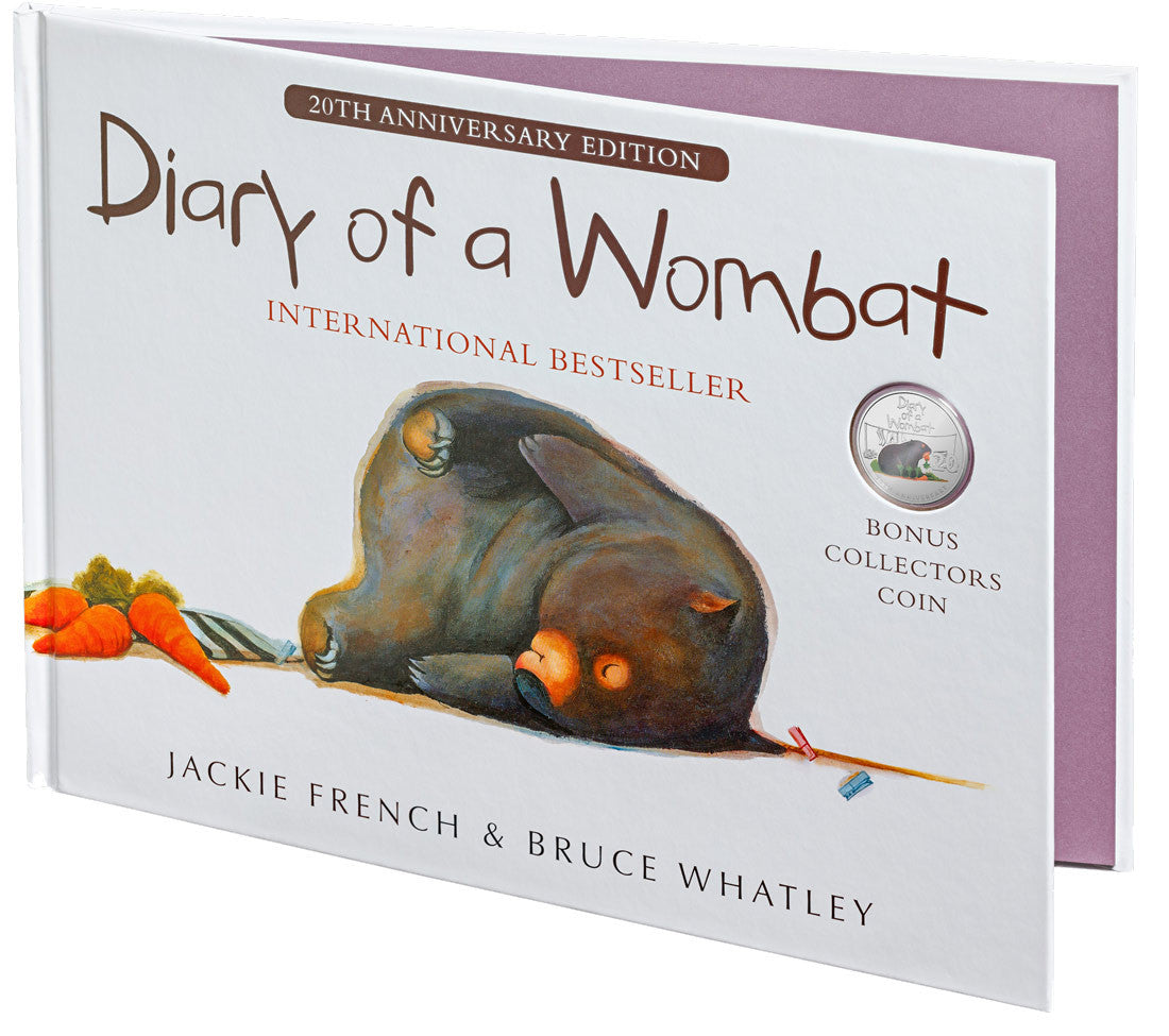 20th Anniversary of Diary of a Wombat - Special Edition Book - 2022 20c Coloured
