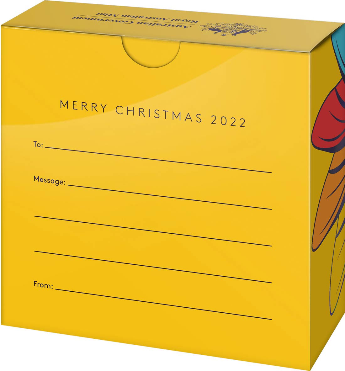 Christmas Decoration 2022 50c Silver Coloured Proof Coin