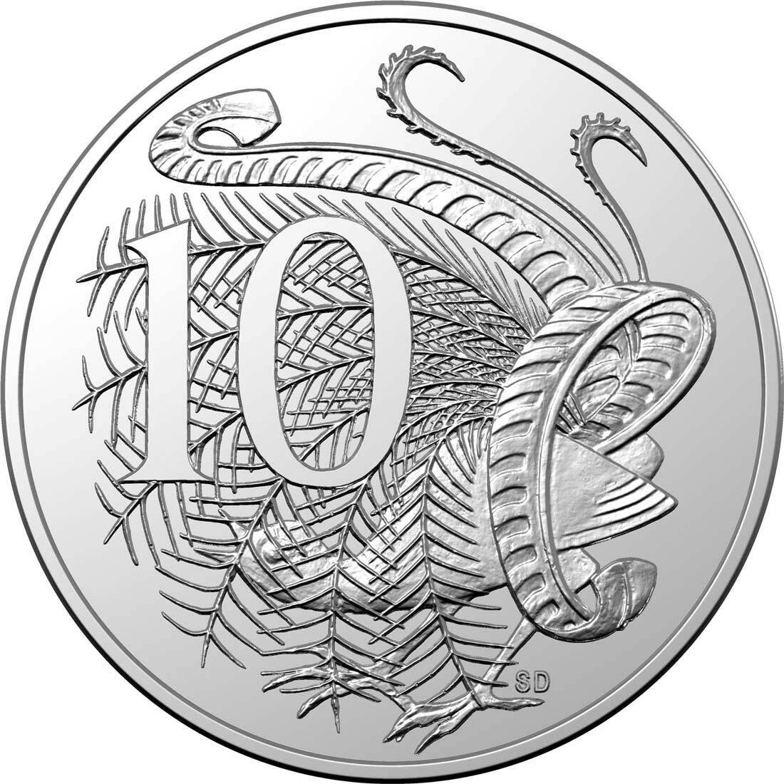 2022 Lyrebird 10 Cents / 10c - Ex Mint Set