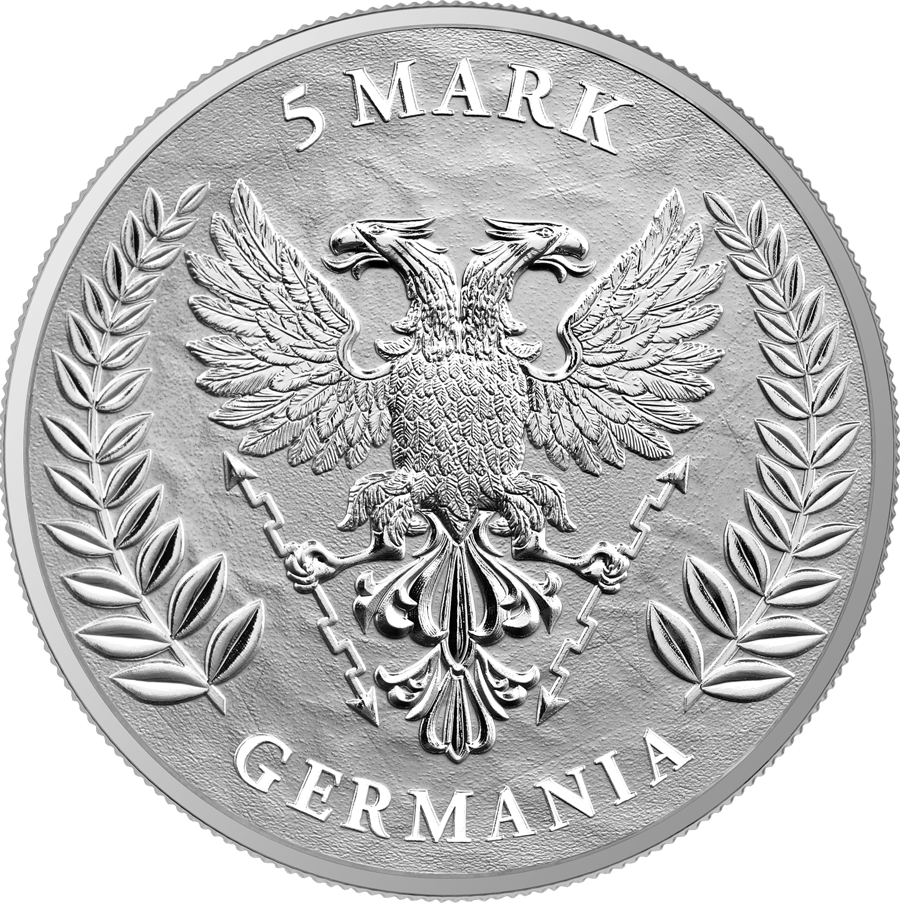 2022 Germania Mint 1oz .9999 Silver BU Coin - Germania