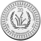 2011 Australian 20c Coin  International Year of Volunteers (Ex Mint Roll)