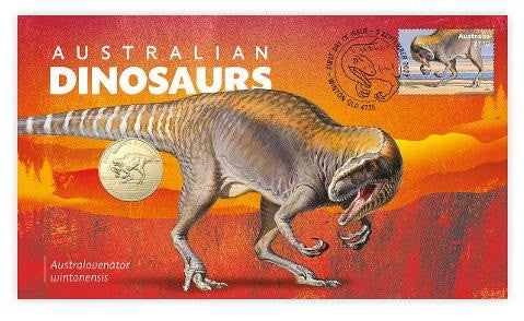 Australian Dinosaurs – Australovenator Postal Numismatic Cover