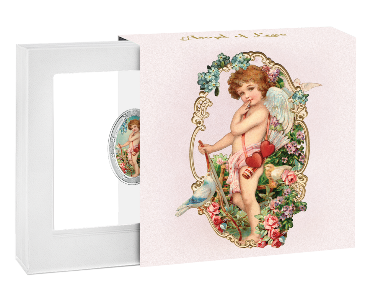 Mint of Poland An Angel of Love 10 g Silver Proof Coin